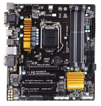 Motherboard mATX 1150 GIGABYTE GA-Z97M-D3H Intel Z97 HDMI DVI Vi